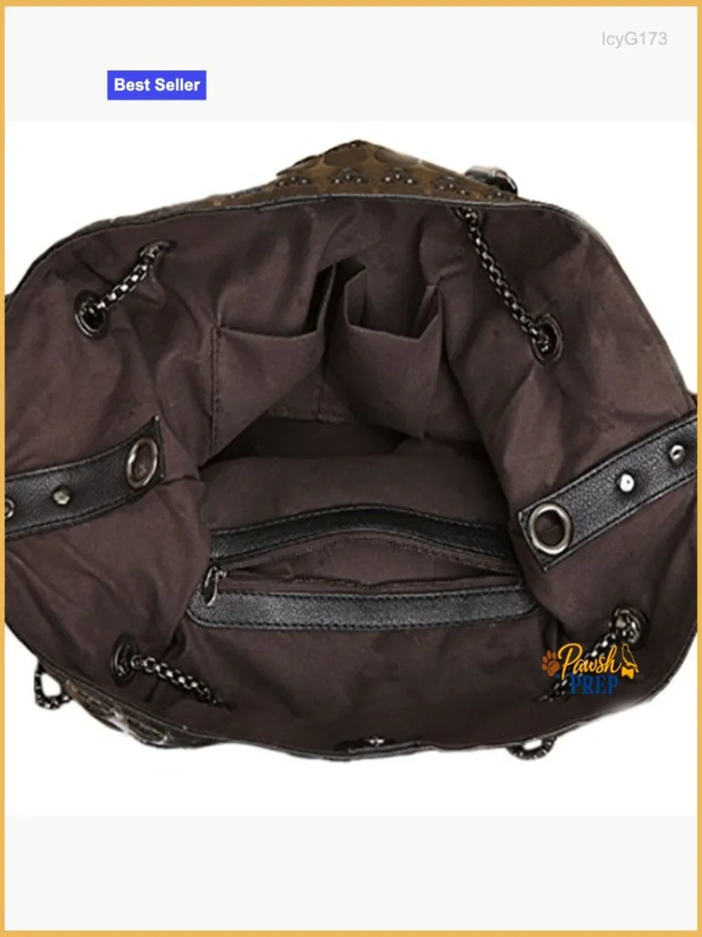 Skull Print PU Leather Hobo Tote Shoulder Bag Set 2-in-1 with Gift